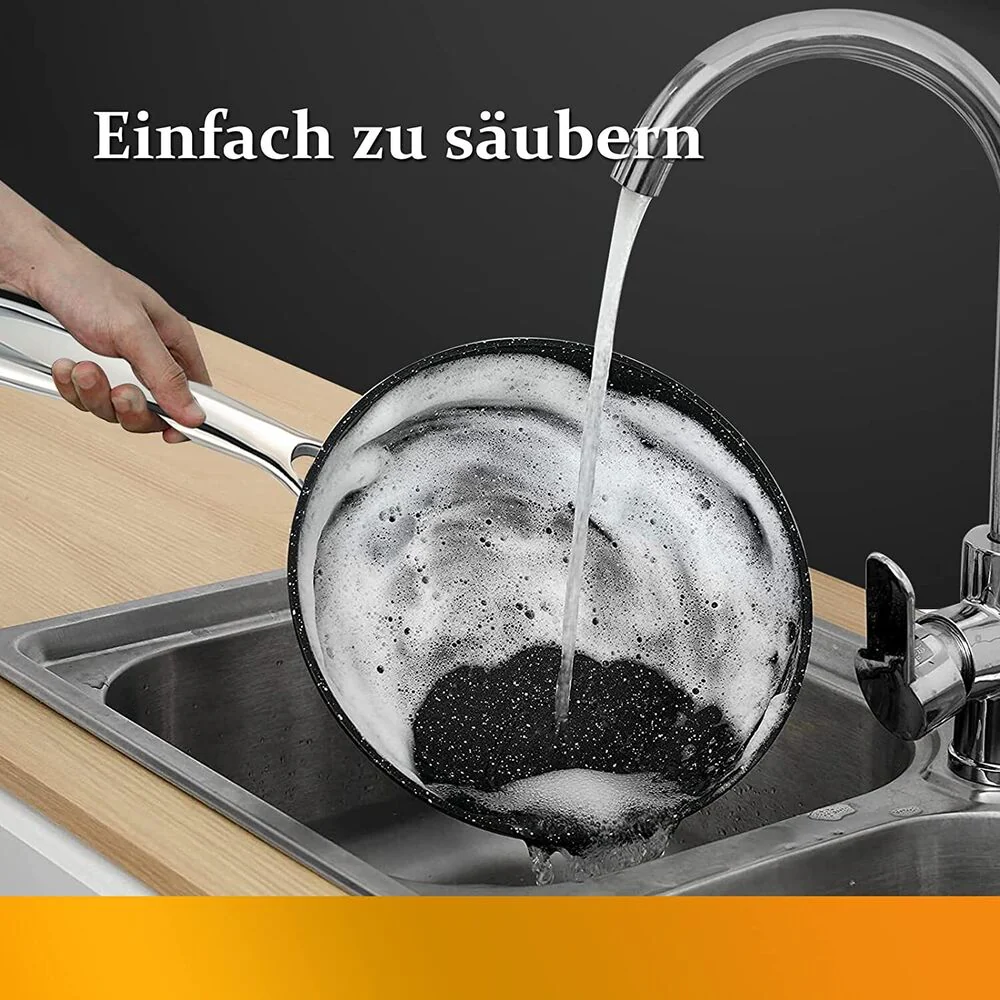 15-teiliges Kochgeschirr-Set: Aluminium, Kupfer-Optik, Induktion & Antihaftbeschichtung