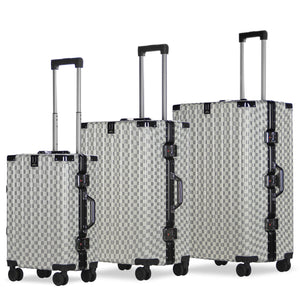 3-teiliges Kofferset Hartschalenkoffer ABS Leicht Trolley Rollkoffer Set M-L-XL Hartschale Reisekoffer