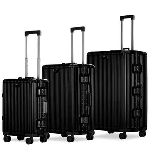 3-teiliges Kofferset Hartschalenkoffer ABS Leicht Trolley Rollkoffer Set M-L-XL Hartschale Reisekoffer