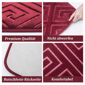 HOMELUX Badematten Set - 60x100 cm und 60x50 cm