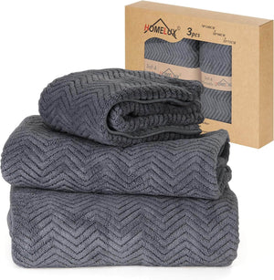 Komfortables HOMELUX Badetuch-Set mit Waschlappen