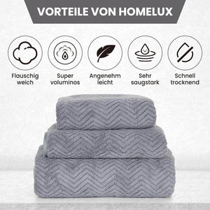 Langlebiges & stilvolles Frottier-Handtuch-Set