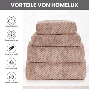 Elegantes Handtuch-Set mit weicher Textur
