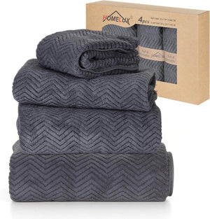 Flauschiges HOMELUX Badetuch-Set – Weich langlebig 