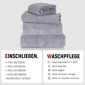 Flauschiges Badetuch mit Aufhänger – Praktisch
