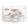 Zweifarbig (Innen Creme Außen Weiß)