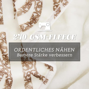 Weiche Heimat-Fleece Bettdecke, Flauschig, 200x240cm