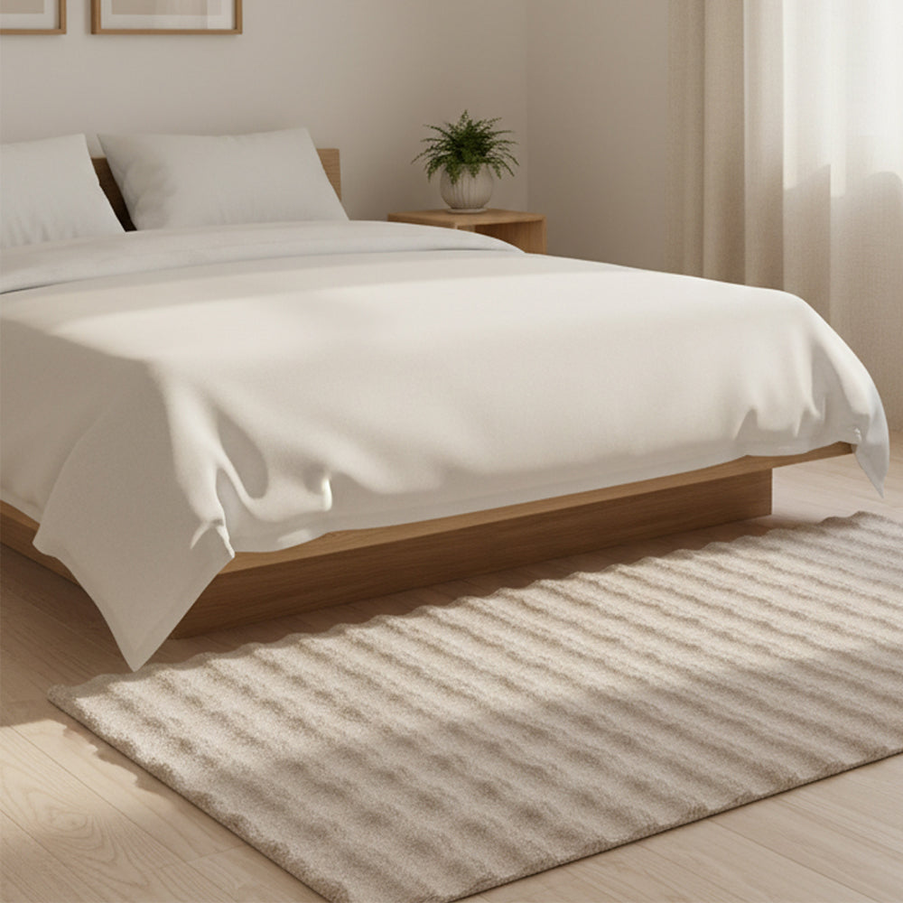 HOMELUX Superweicher Kunstfell Teppich, rutschfest & dekorativ. Idealer Hochflor für Wohnzimmer, Schlafzimmer & Fußbodenheizung geeignet