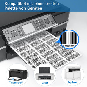 Praktische Lageretiketten für Inventur und Kennzeichnung