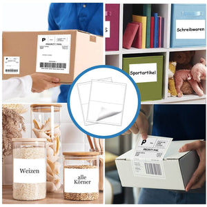 Sicherer Halt durch hochwertige Klebeschicht – 300 Blatt mattweißes Papier