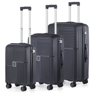 HOMELUX Hartschalenkoffer Set 3-teilig ABS Leicht Trolley Kofferset Rollkoffer Reisekoffer Hartschale M-L-XL
