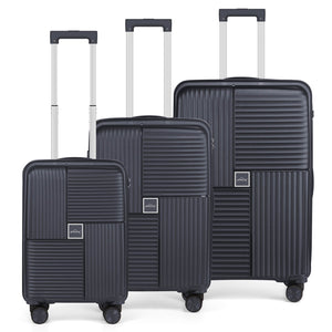 HOMELUX Hartschalenkoffer Set 3-teilig ABS Leicht Trolley Kofferset Rollkoffer Reisekoffer Hartschale M-L-XL