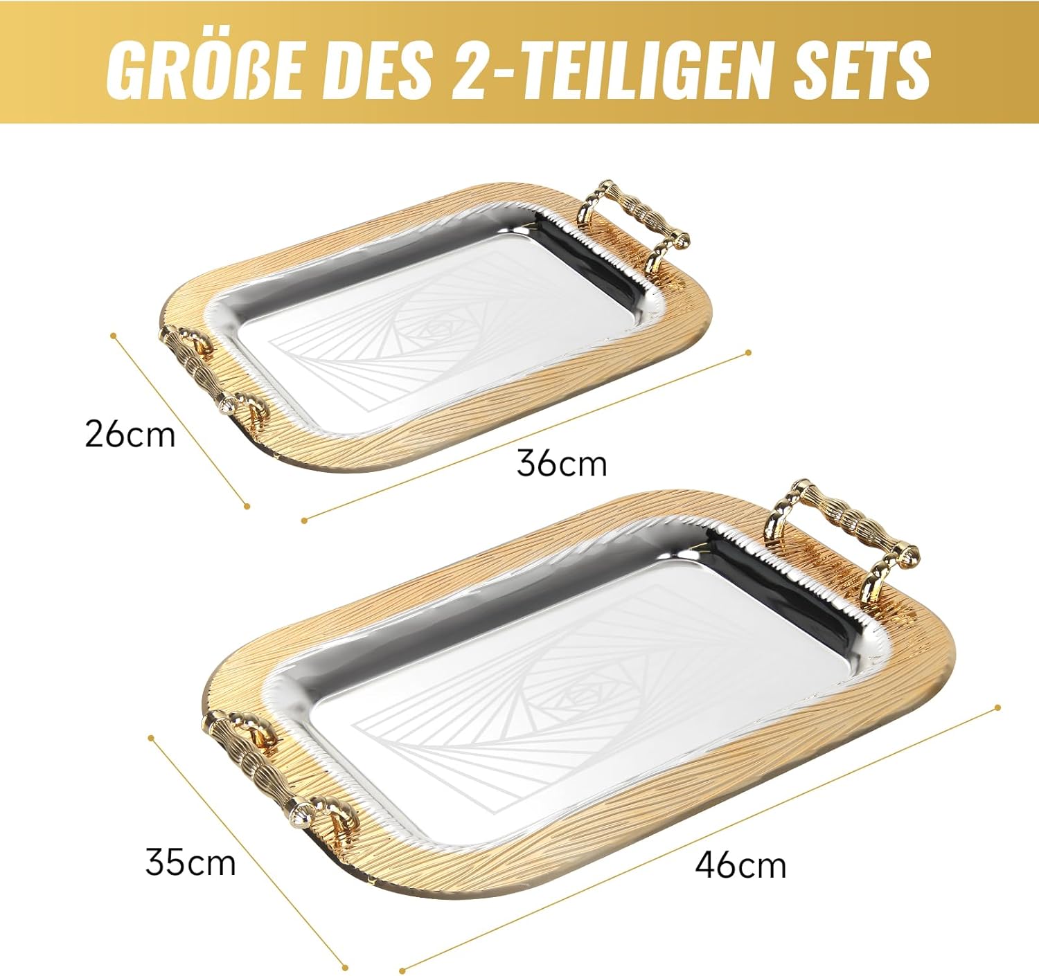 Langlebiges HOMELUX Tablett aus erstklassigen Materialien