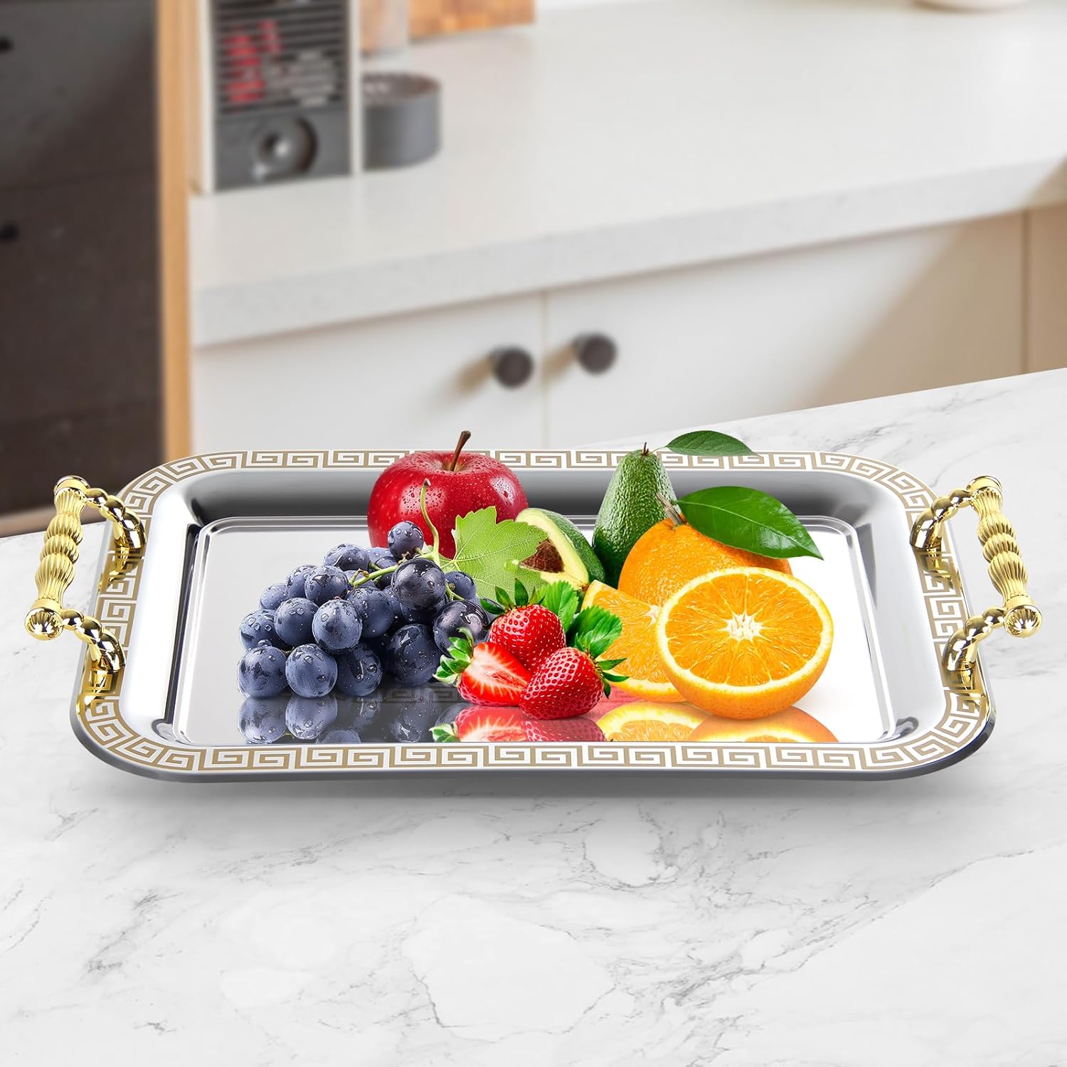 Praktisches HOMELUX Tablett-Set für Snacks und Getränke