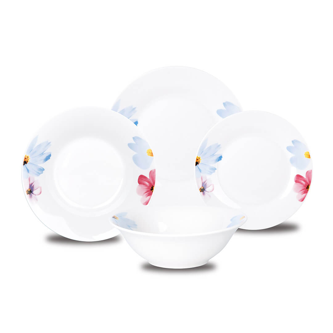 24-teilige Geschirrset Tafelservice Kombiservice Porzellan Keramik HL-YXDS2404