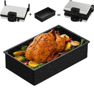 Edelstahl Kontaktgrill 2000W: Antihaft, Multi-Grill & Brotmaschine
