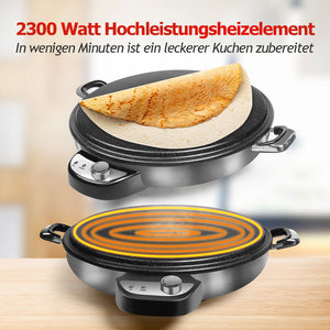 Crêpesmaker Ø50cm 230V 2300 W Fladenbäcker, große Backplatte, Temperaturregler