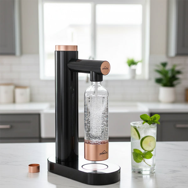 Soda Maker, Sparkling Water Machine With 1L PET Bottles Bpa-Free, Soda Maker 