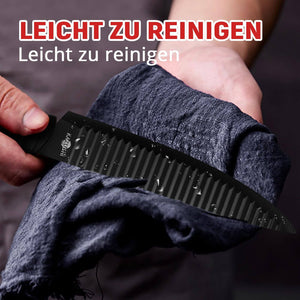 Rostfreie Stahlmesser mit hoher Kohlenstoffqualität – Extra langlebig und scharf.