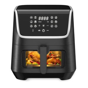 5,5L Airfryer von Scheffler XXL: 1800W, 12 Programme