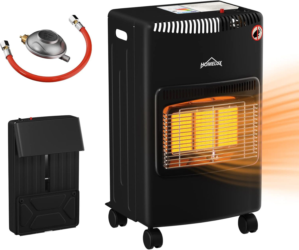 HOMELUX Gasheizung mobiles Raumheizgerät ohne Rauchabzug, 4,2 kW, Energieeffizienzklasse A