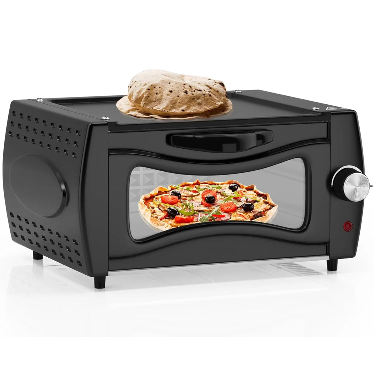 Mini Tandoor Oven Pizza Chapati Roti Lahmacun Manakish Naan Bread