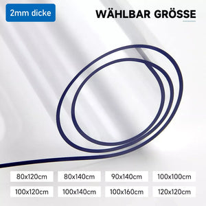 Lebensmittelechte PVC-Tischschutzfolie von HOMELUX