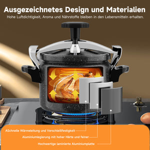 Robuster Aluminium-Druckkochtopf für Restaurants