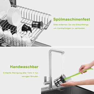 HOMELUX Slow Juicer Kaltpress Entsafter 120W 55 U/min, 85% Saftausbeute, leise 55dB, Kompakt, Leicht zu reinigen, Rückwärtsfunktion