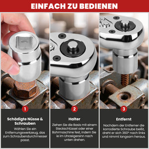 16-teiliger 3/4 Zoll Steckschlüsselsatz CR-V Stahl, Teleskop-Ratsche, 12-Kant Nüsse 19-50mm, Koffer für LKW Kfz-Reparaturen
