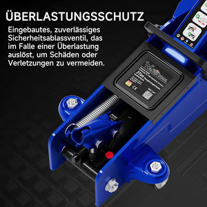 Hydraulischer Wagenheber 3T mit Gummiauflage – Der praktische Helfer in der Werkstatt
