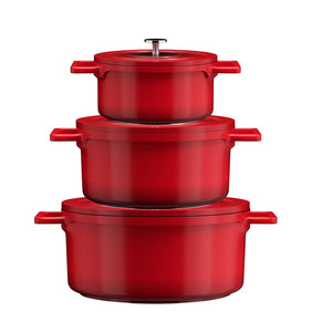 Vielseitiges Homelux Induktion Kochtopf Set für Suppen, Eintöpfe und Braten