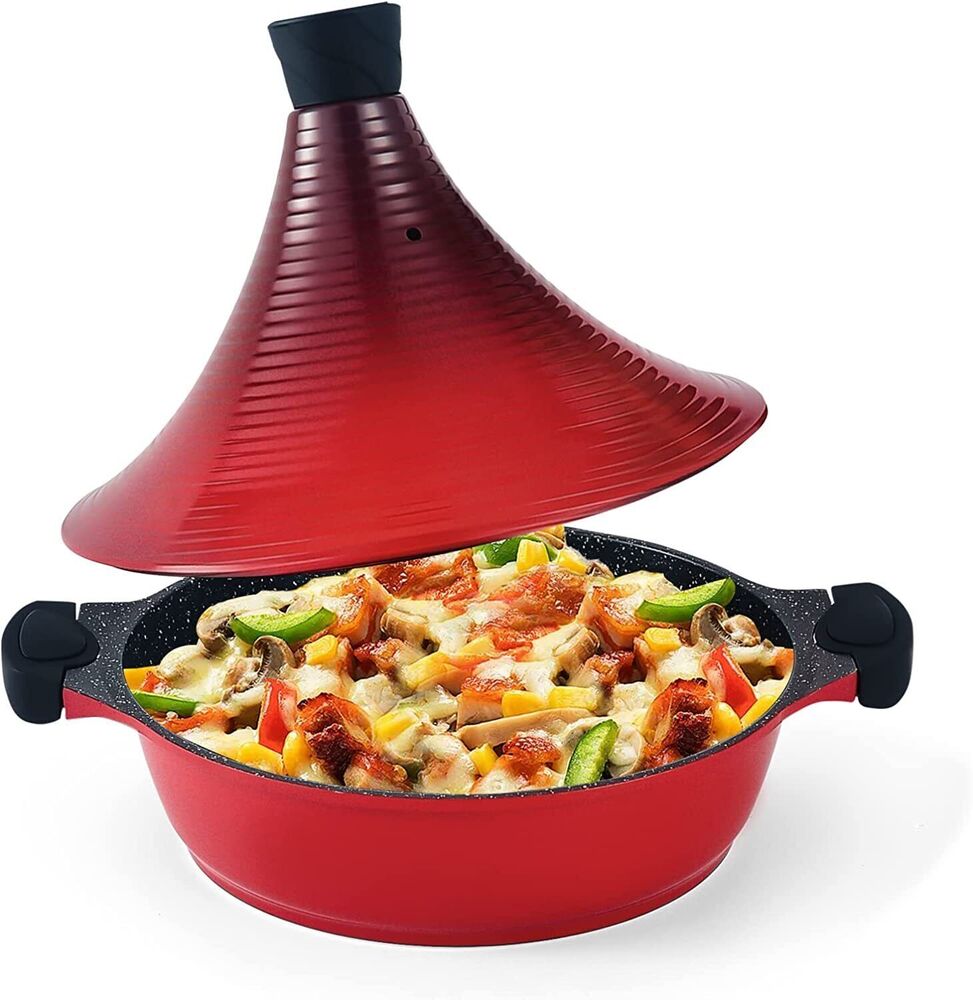 Tajine pot Moroccan tagine 28cm non-stick coating made of aluminium 