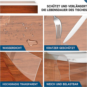 Table foil tablecloth transparent protective film table protection table mat 1.8mm PVC