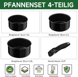 HOMELUX Antihaft-Pfanne 20 cm – Für schnelle und einfache Gerichte