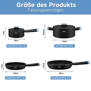 Stabiler Sandwichboden für gleichmäßige Wärmeverteilung und effizientes Kochen