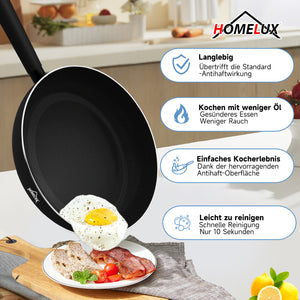 Homelux Set mit Pfannen und Töpfen für jedes Gericht