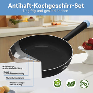 Komfortable, hitzebeständige Griffe für sicheren Kochkomfort