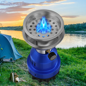 HOMELUX AD650/1 gas cooker with gas cartridges, camping cooker, camping gas cooker, 1-burner gas cooker for outdoor, leisure, hiking, picnic camping