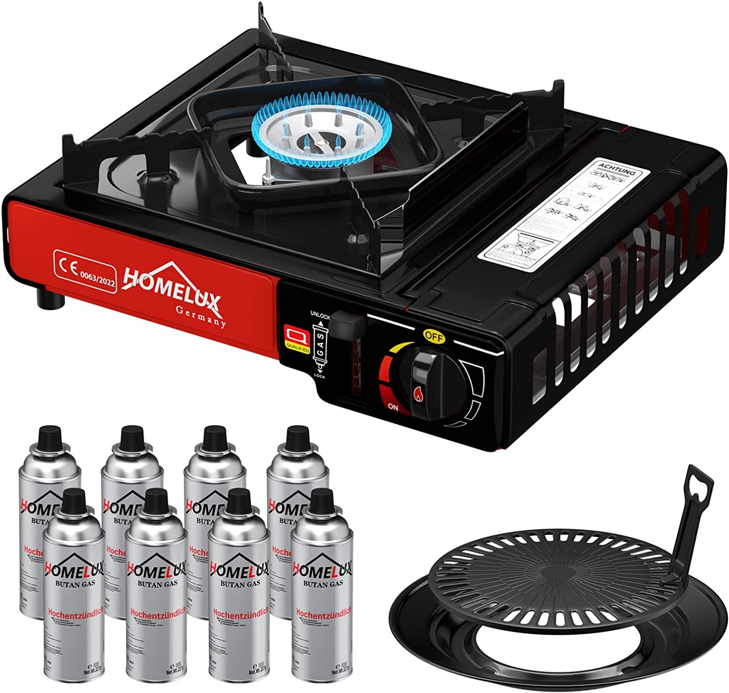 3x Gas Grill Heizplatte Aus Porzellan-Stahl – Ersatzteil Nr. 92311, 39,05x10cm, Für Enders, Taino, Char-Broil U.a.