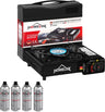 Gas cooker + 4 gas cartridges