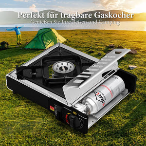 HOMELUX 28x gas cartridges 227g, butane with bayonet valve, for camping stove, gas cooker, gas heater, gas burner, soldering torch