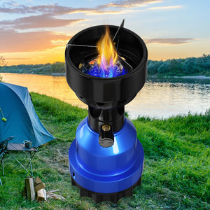 HOMELUX gas cooker with gas cartridges, camping cooker, camping gas cooker, 1-burner gas cooker for outdoor, leisure, hiking, picnic camping