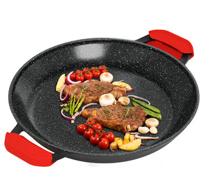 Hochwertige 32/36 cm Bratpfanne mit Antihaftbeschichtung für gesunde und fettarme Mahlzeiten