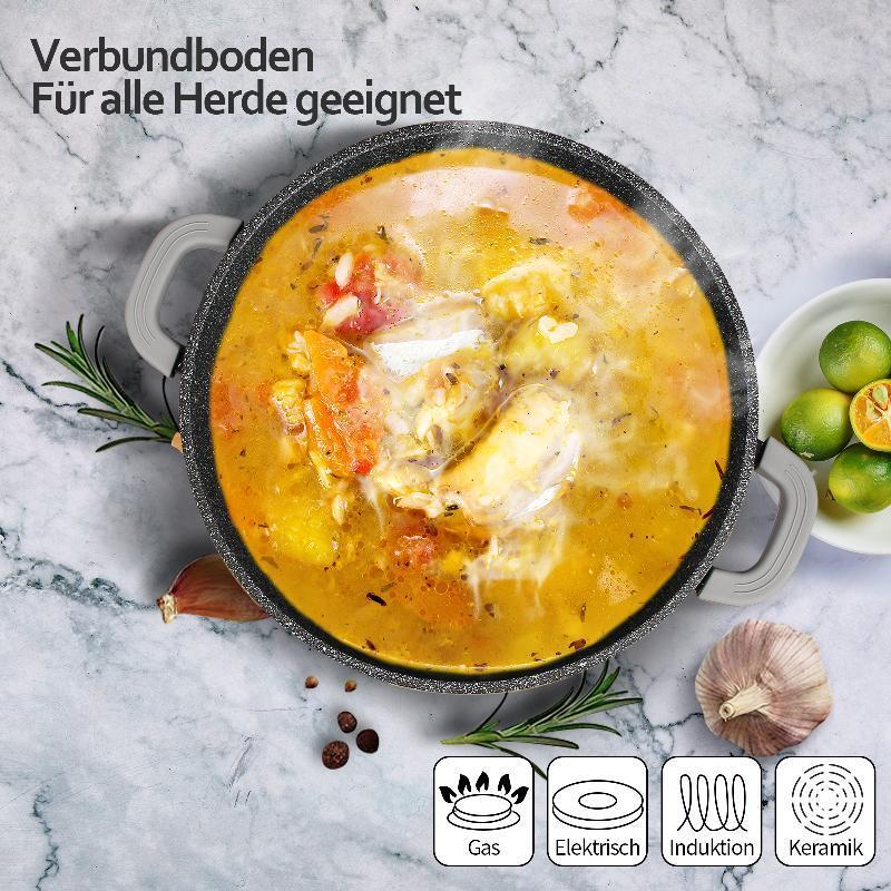 Produktbild von KING »7L XXL« Kochtopf SCHWARZ, Aluguss, Induktion Von Norma Für 32,99